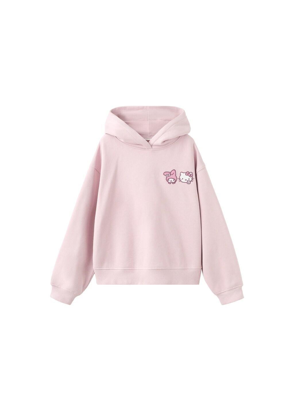 Pink Hello Kitty Sweatshirt, Kids Girls, Pink, large image number 5
