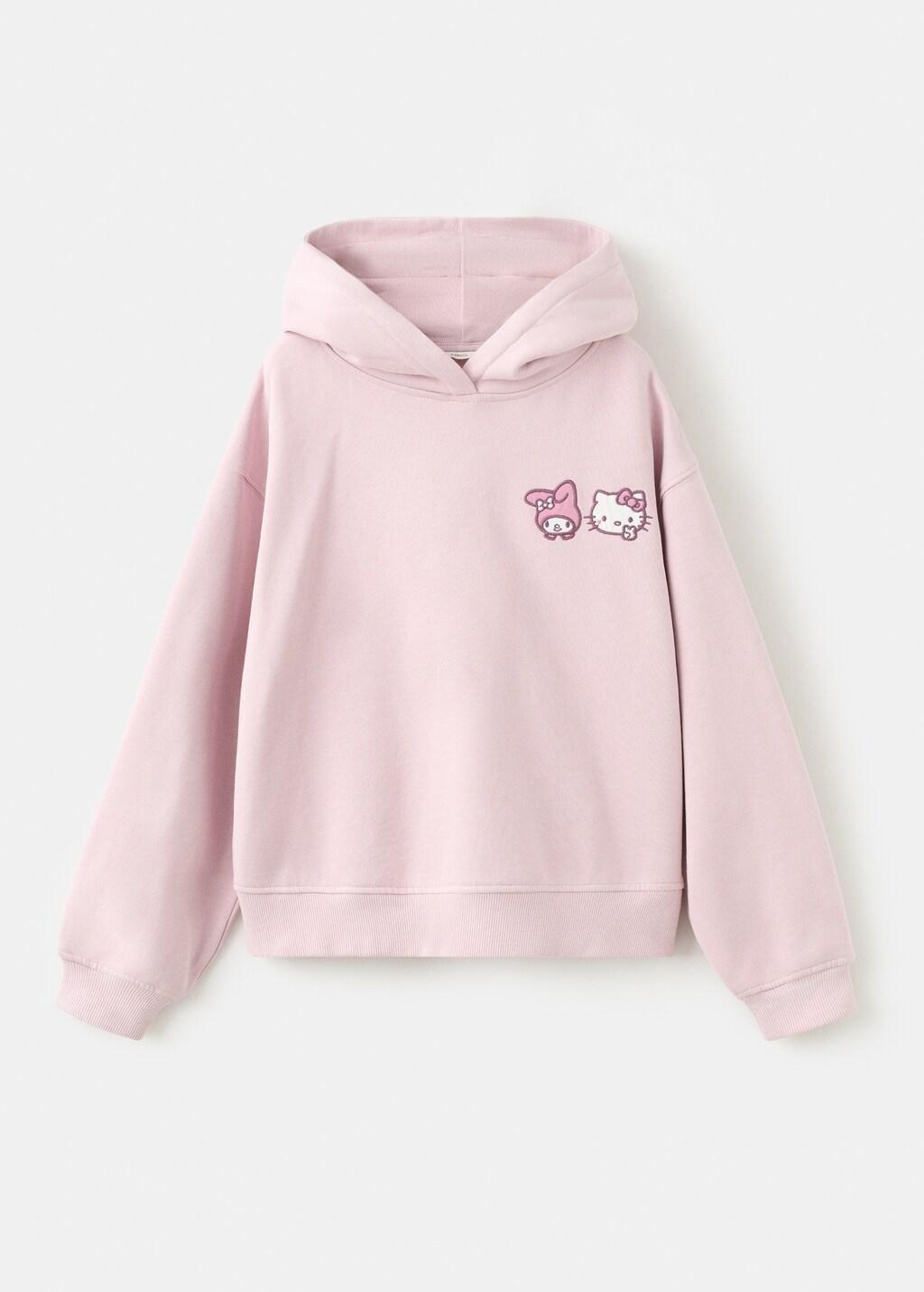 Pink Hello Kitty Sweatshirt, Kids Girls, Pink, large image number 6