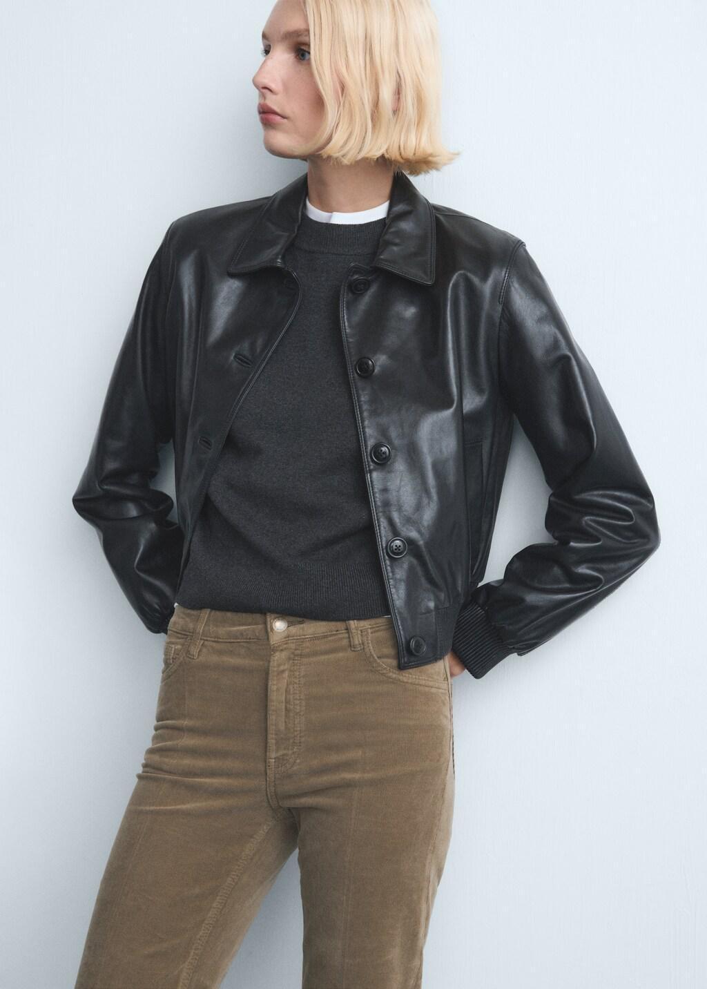 Brown Corduroy Flared Jeans, 0201_35, large image number 4