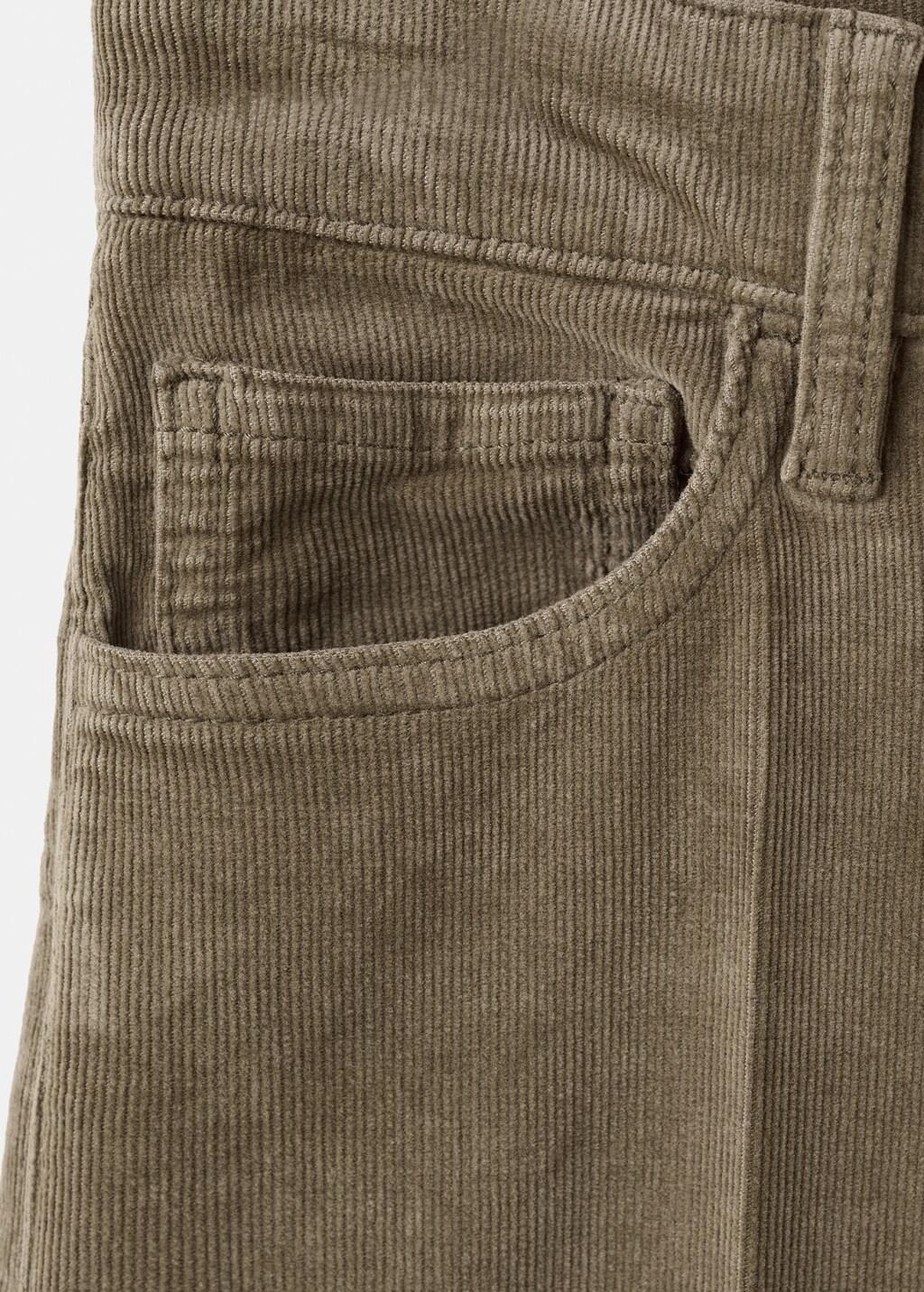 Brown Corduroy Flared Jeans, 0201_35, large image number 5