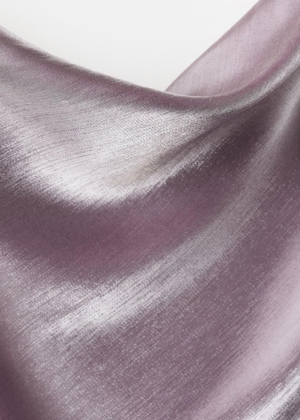Brown Satin Dress With A Low-Cut Neckline, Medium Brown, large image number 10
