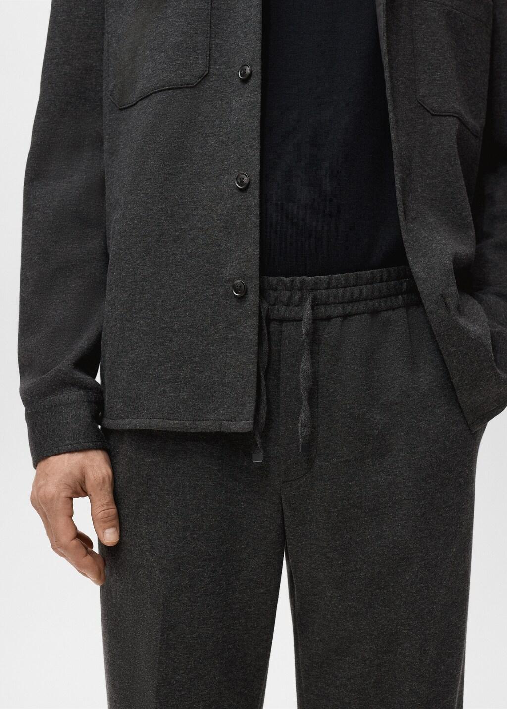 TROUSERS ALCUDIAJ, Dark Grey, large image number 4