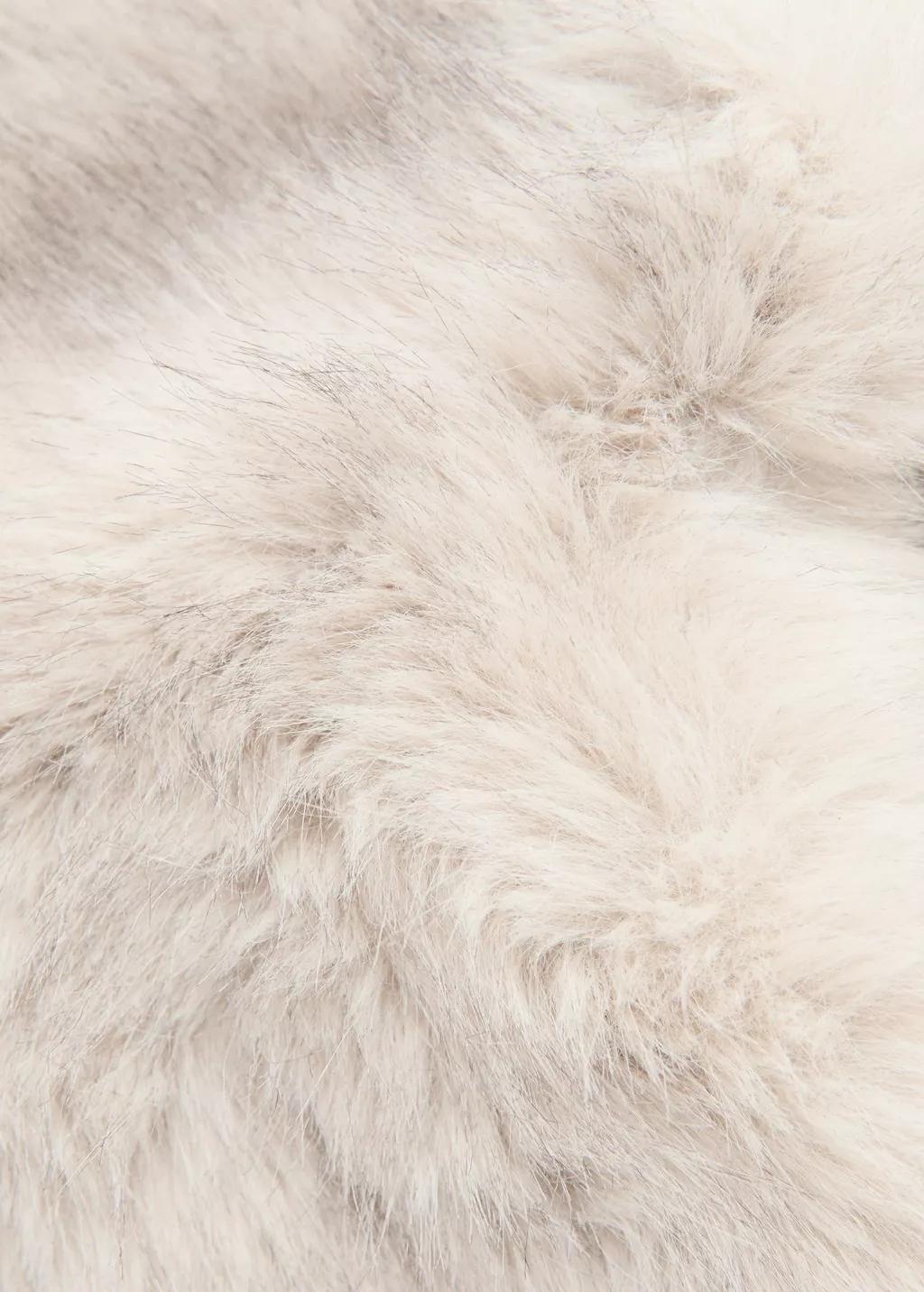 Beige Faux-Fur Hat, Light Beige, large image number 1