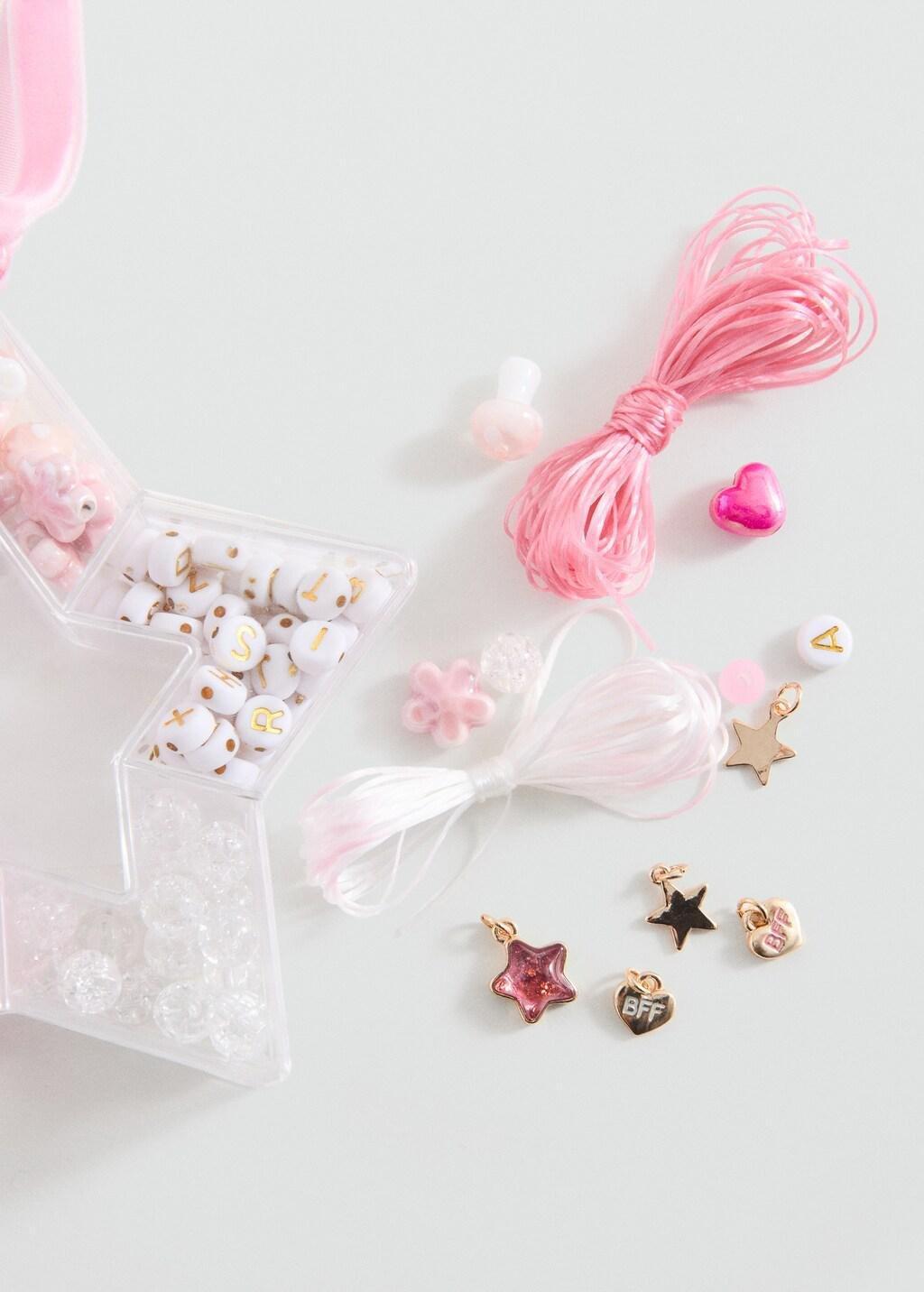 Pink Necklace Set, Kids Girl, Pink, large image number 0