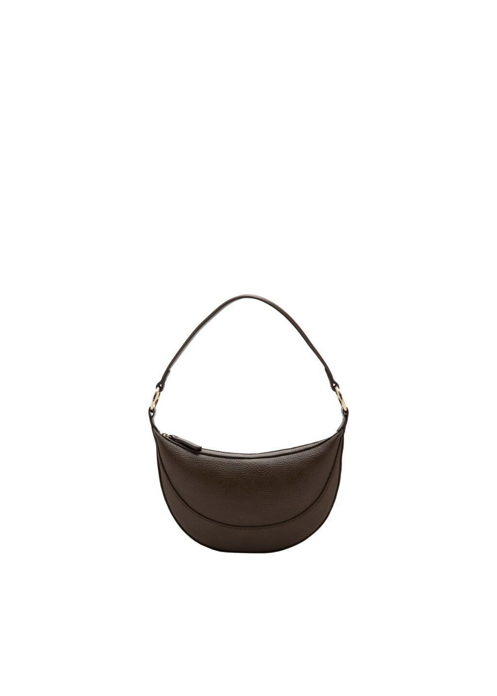 Multicolour Oval Shoulder Bag, Beige - Khaki, large image number 2