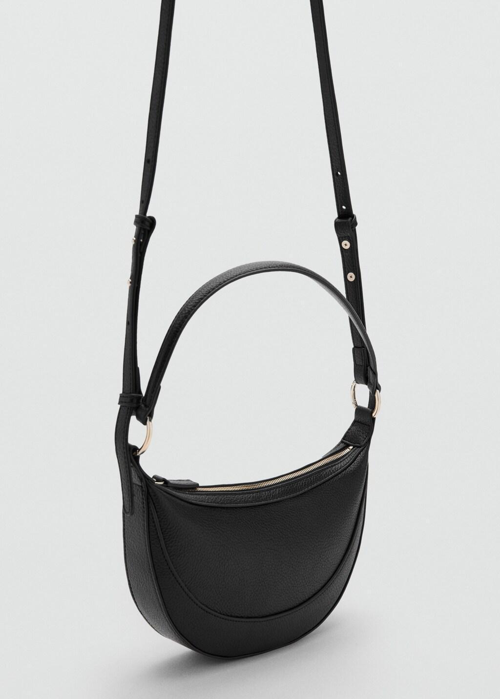 Black Oval Shoulder Bag, 0201_99, medium
