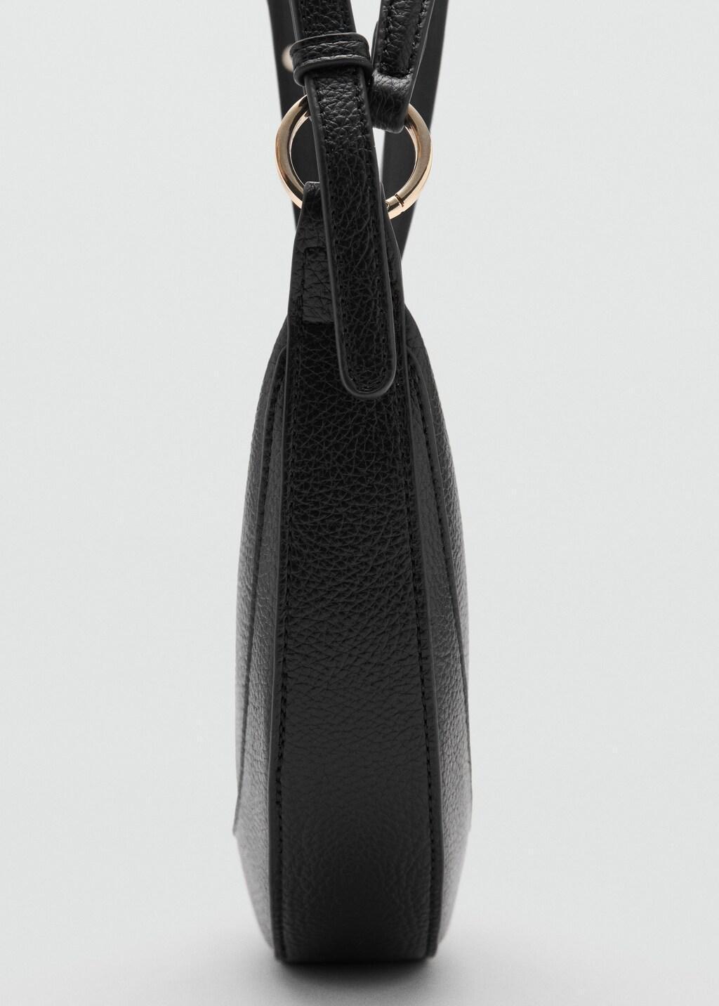 Black Oval Shoulder Bag, 0201_99, medium