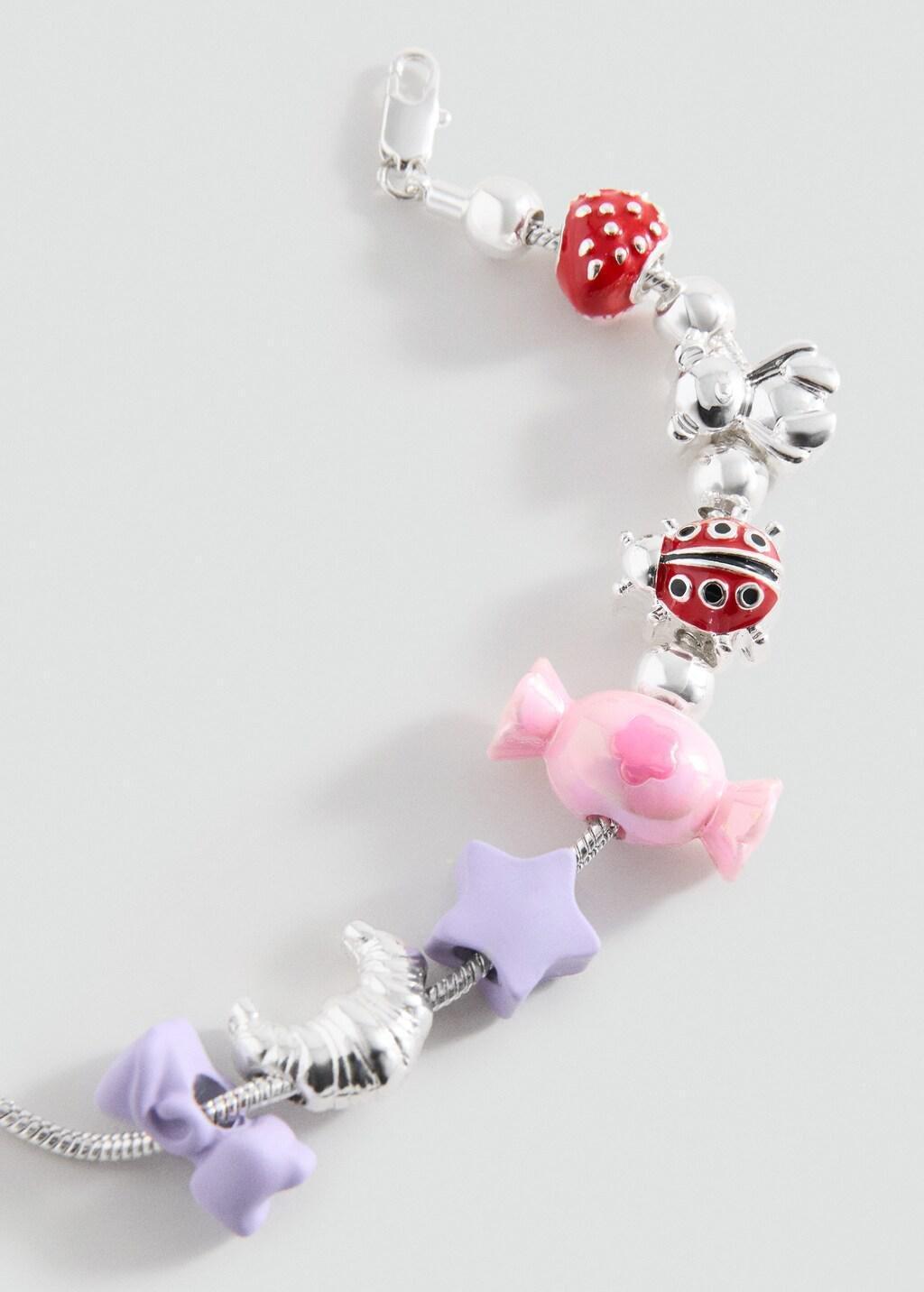 SILVER Mixed charms bracelet, Kids Girl, Silver, large image number 0