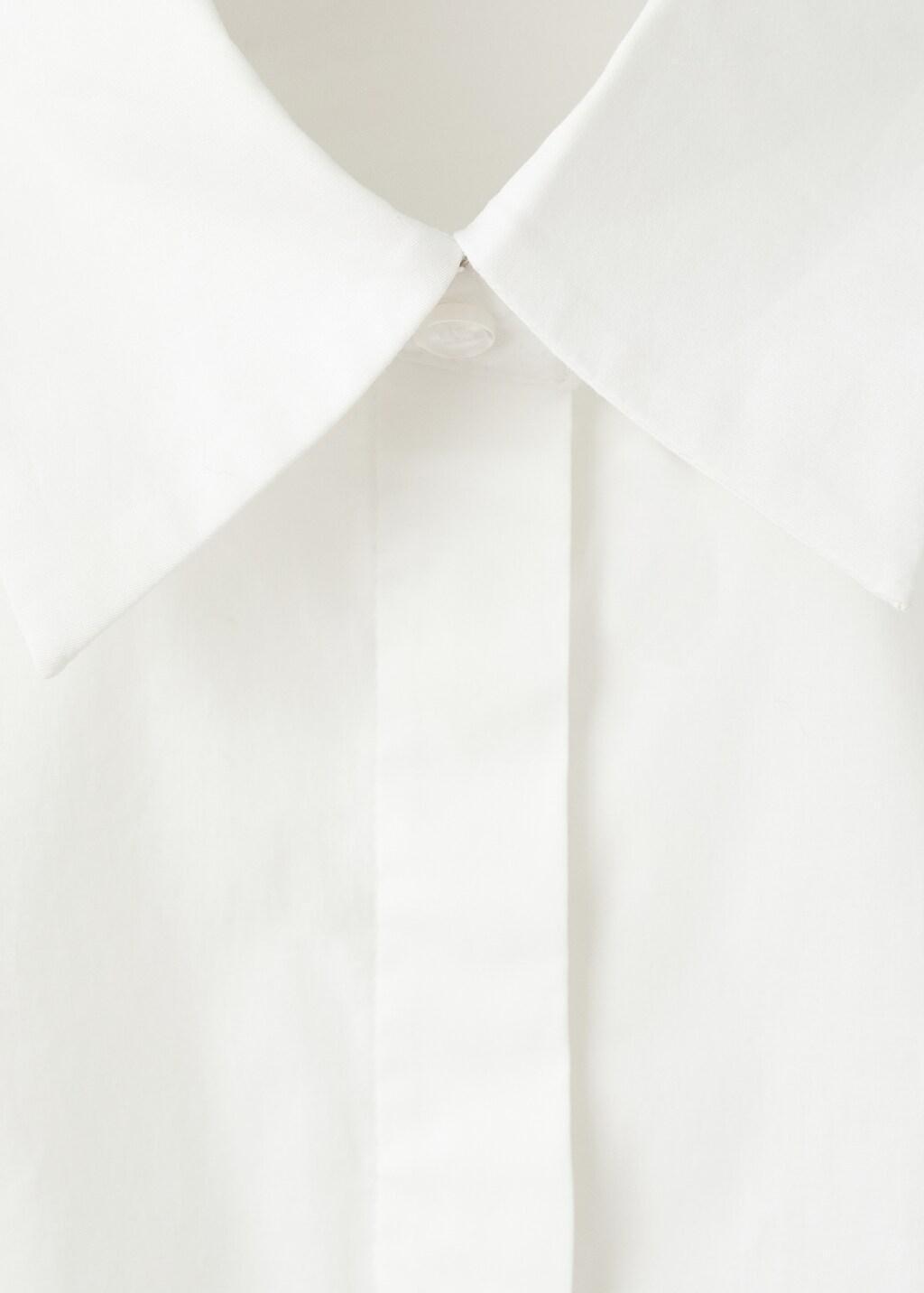 White Slim-Fit Poplin Shirt, 0201_01, large image number 1