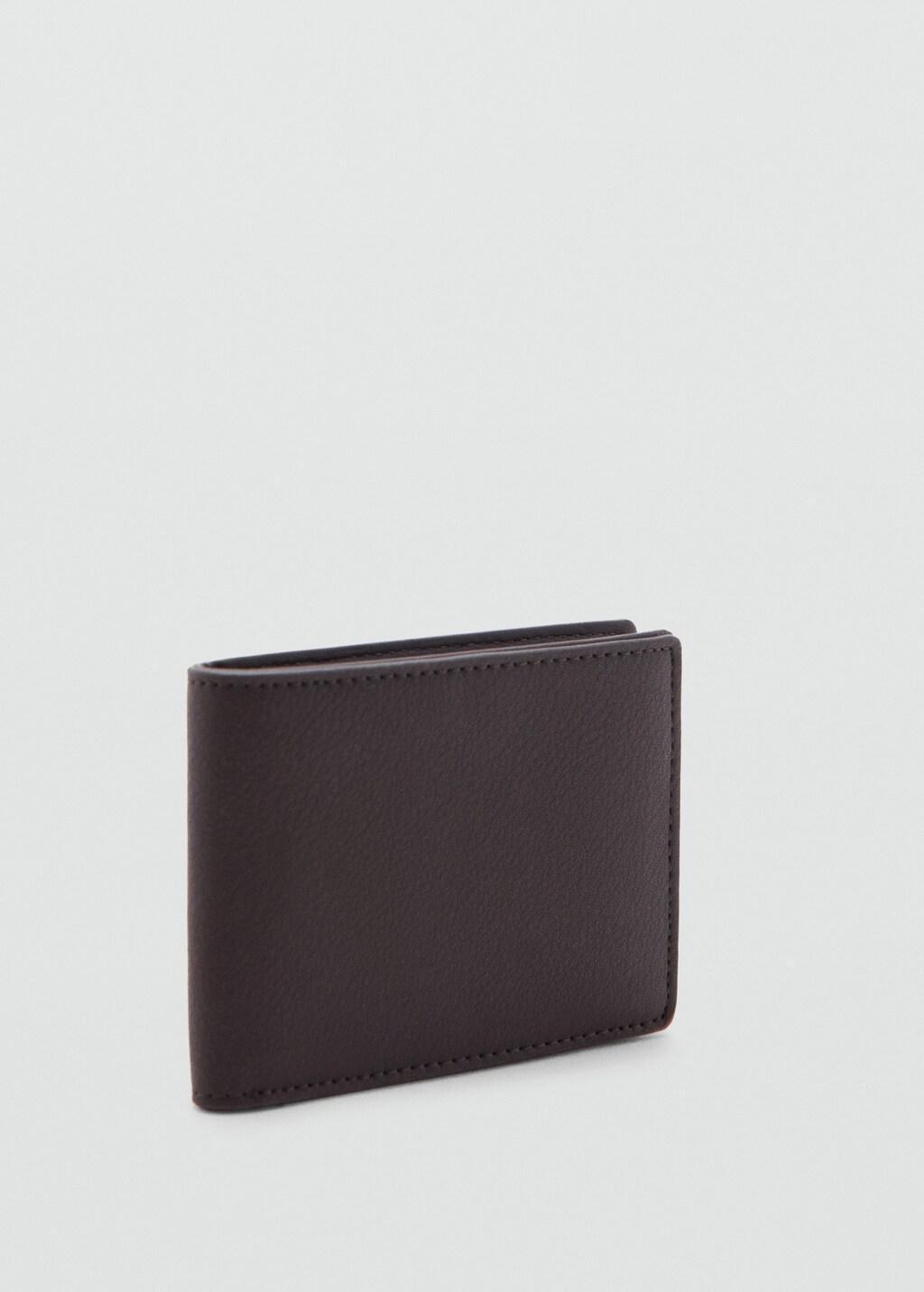 BROWN Wallet with embossed effect, Brown, large image number 1