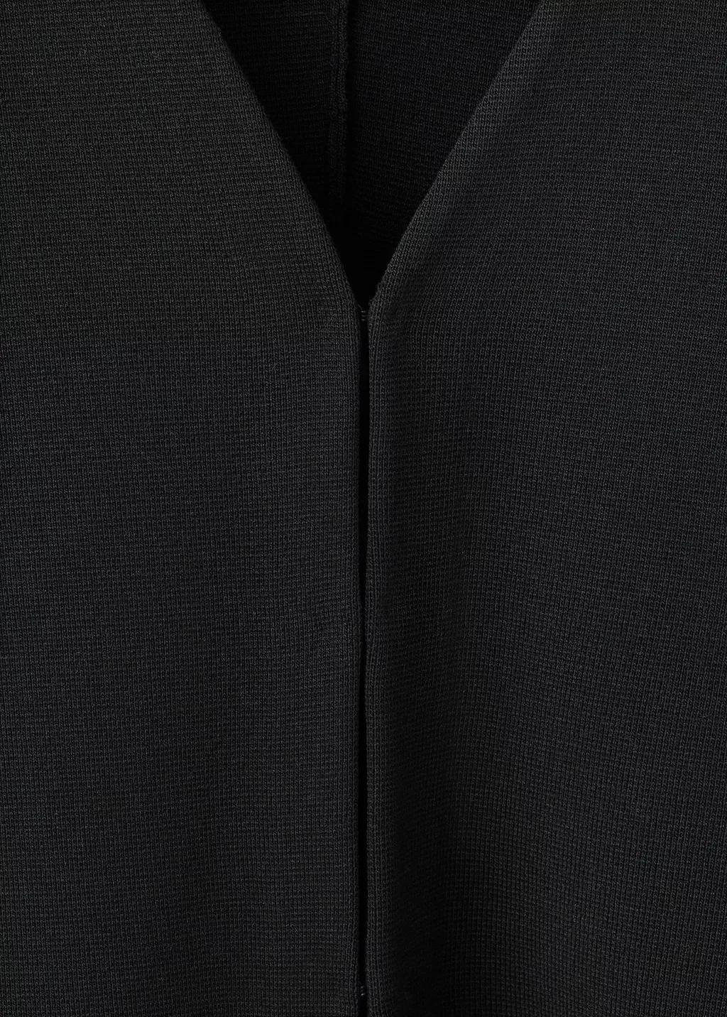 Black Oversized V-Neck Cardigan, 0201_99, large image number 3