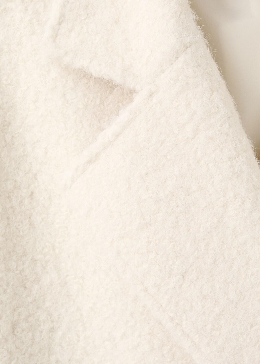 Beige Lapels Boucl&atilde;&copy; Coat, Light Beige, large image number 1