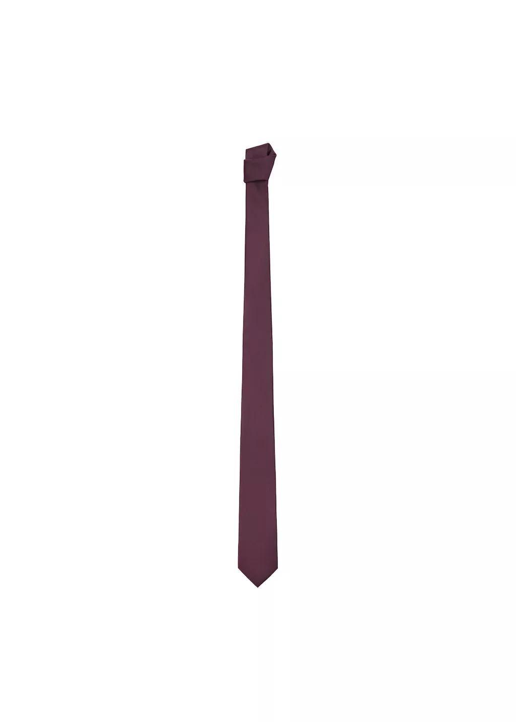 Red Smooth Micro-Structured Tie, Dark Red, large image number 2