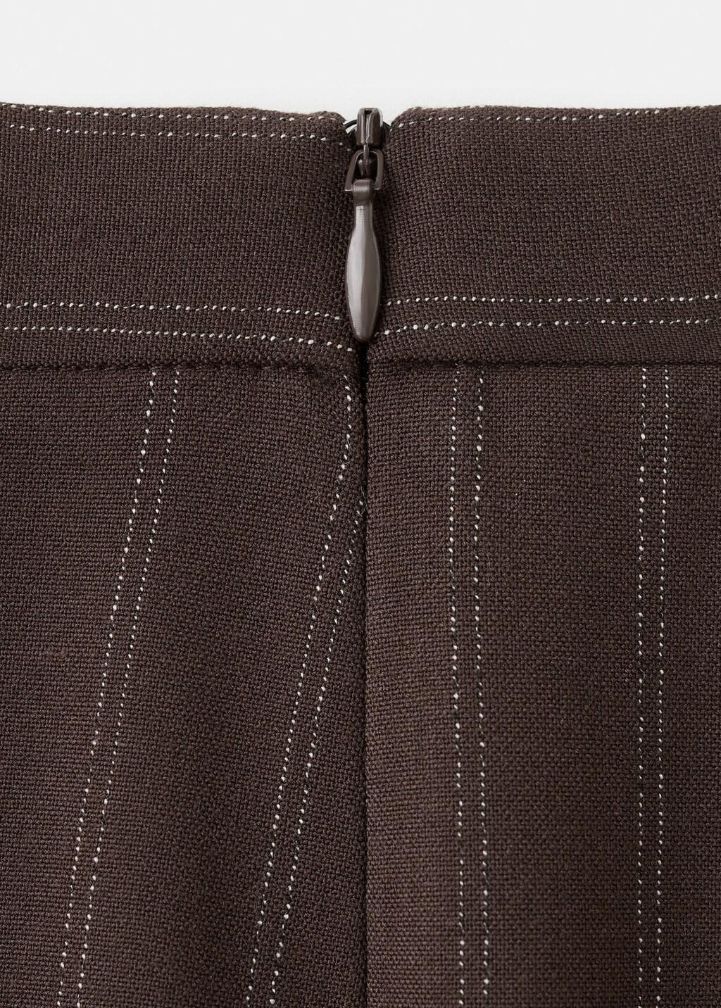 BROWN Pinstripe suit trousers, Brown, large image number 3