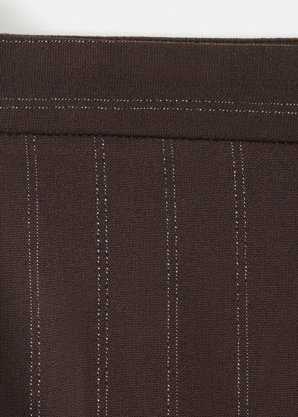 BROWN Pinstripe suit trousers, Brown, large image number 9