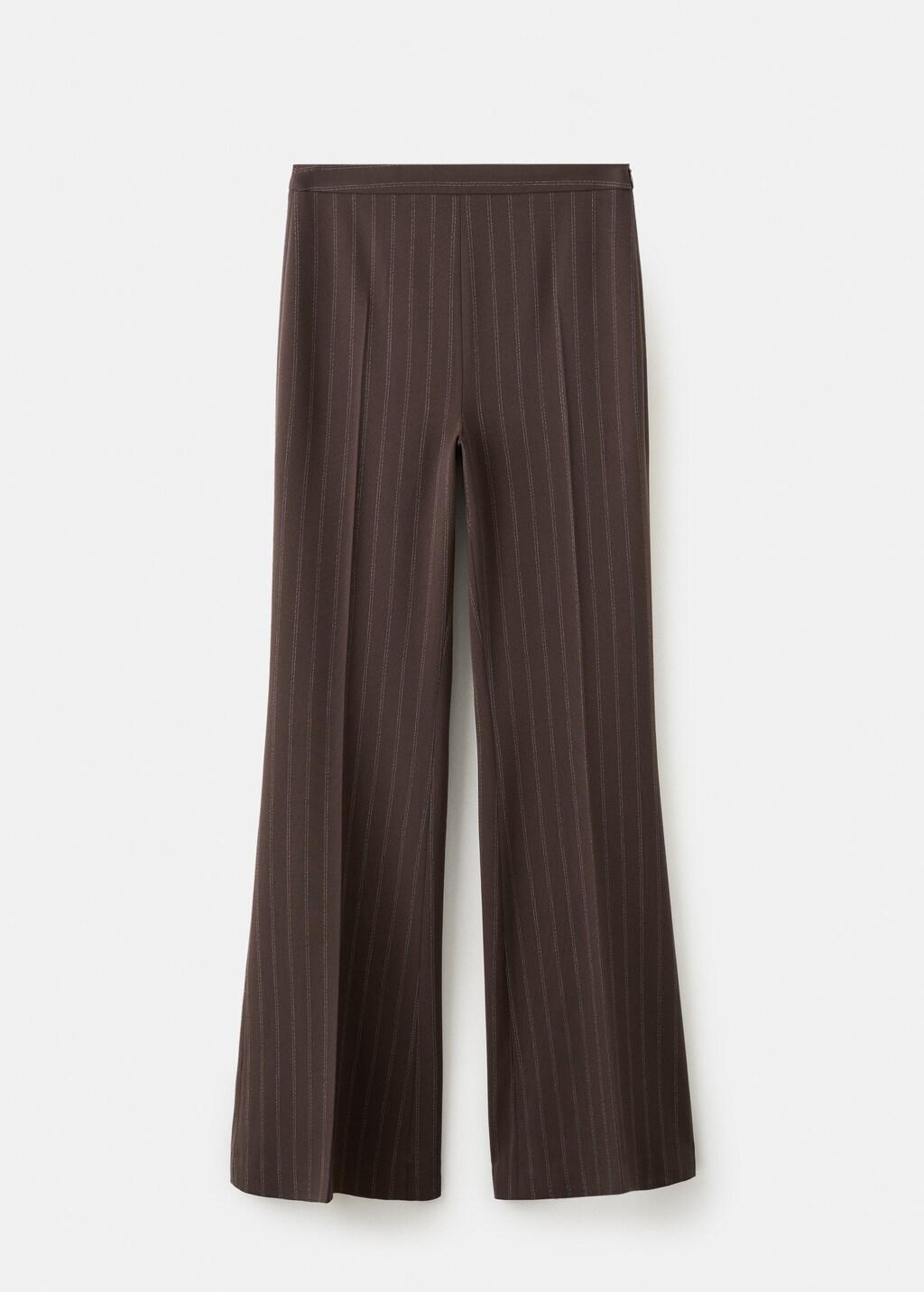 BROWN Pinstripe suit trousers, Brown, large image number 12
