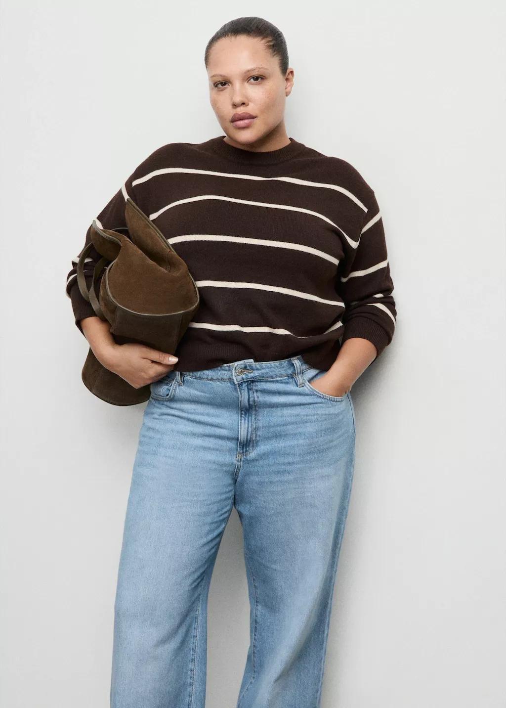 Blue Danila High-Waisted Wide Leg Jeans, Open Blue, large image number 5