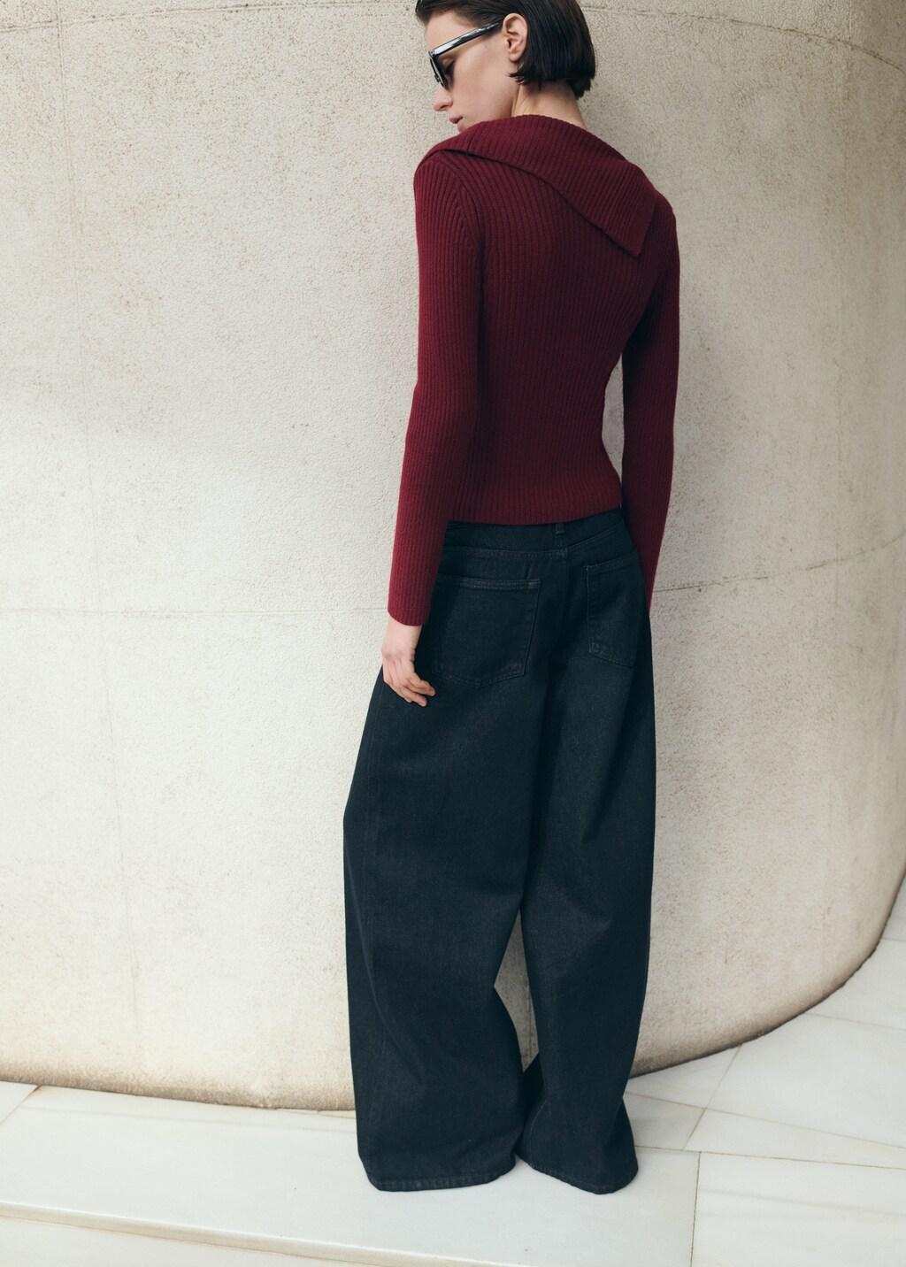 Red Cardigan With Shawl Collar, 0201_70, large image number 0