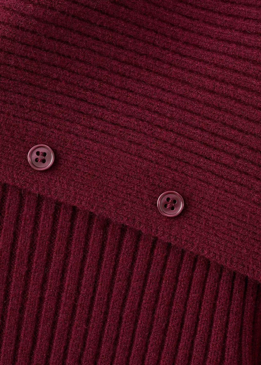 Red Cardigan With Shawl Collar, 0201_70, large image number 1