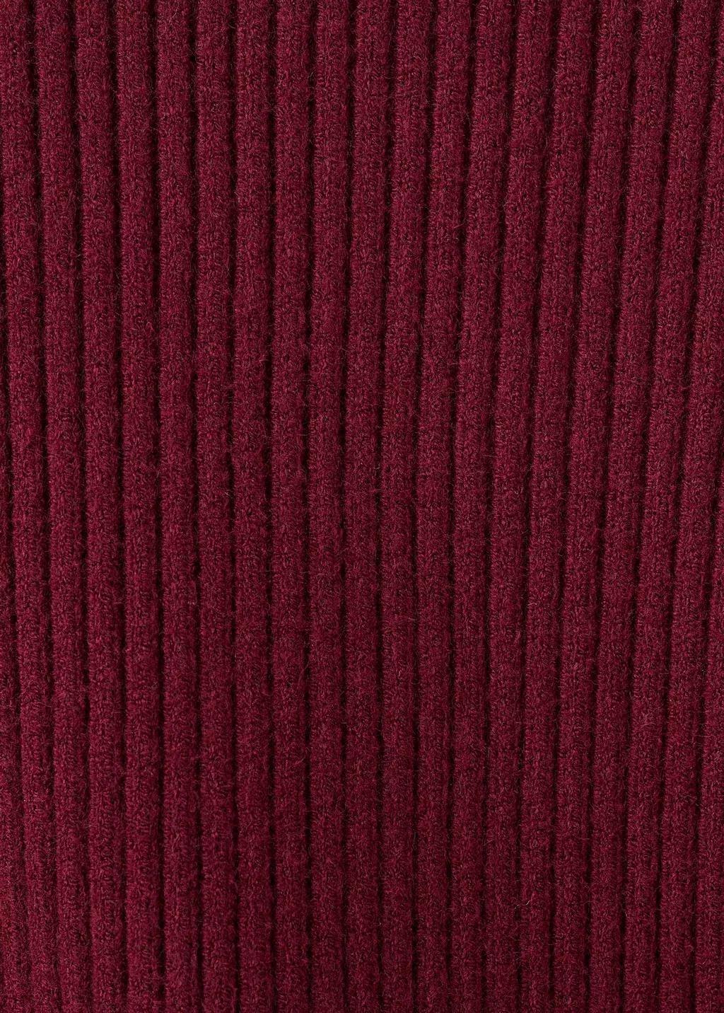 Red Cardigan With Shawl Collar, 0201_70, large image number 4