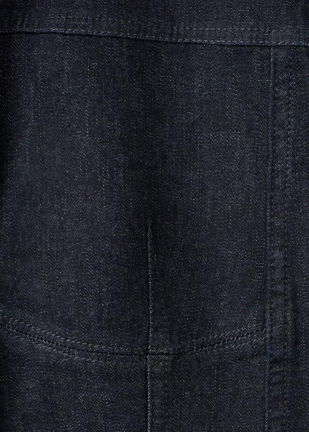 Blue Denim Shirt With Seams, 0201_TS, large image number 5