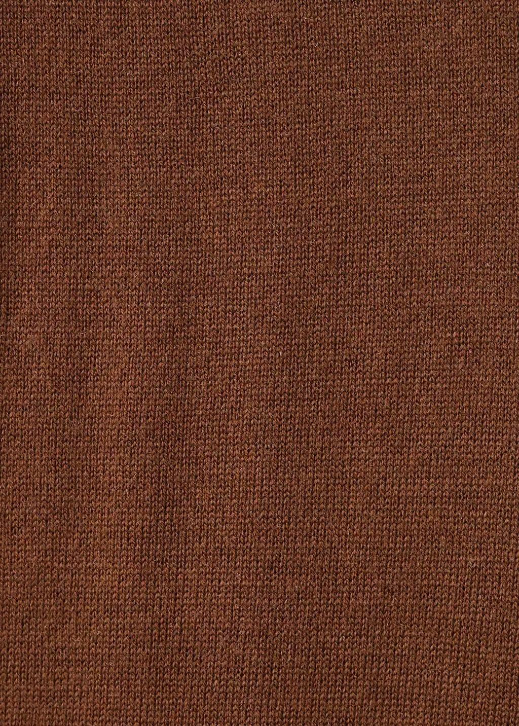 Brown Straight-Fit Trousers With Elastic Waist, 0201_17, large image number 4