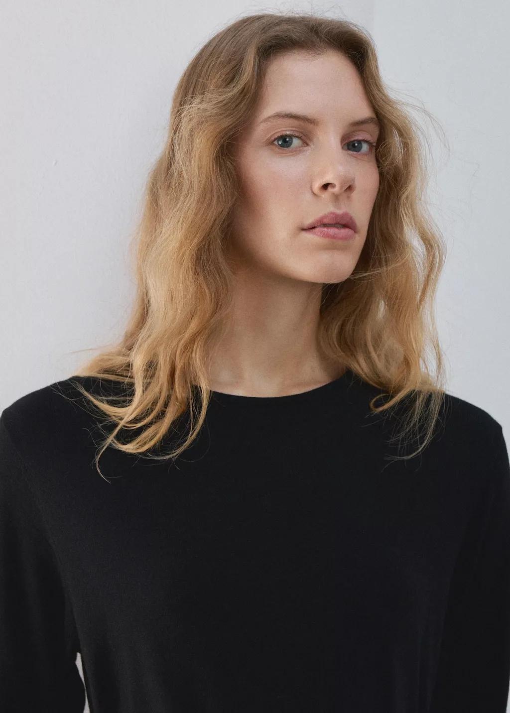 Black Knot Knitted Dress, 0201_99, large image number 4