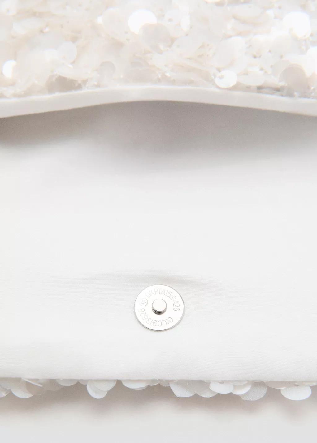 Beige Beaded Mini Bag, Kids Girl, Light Beige, large image number 2