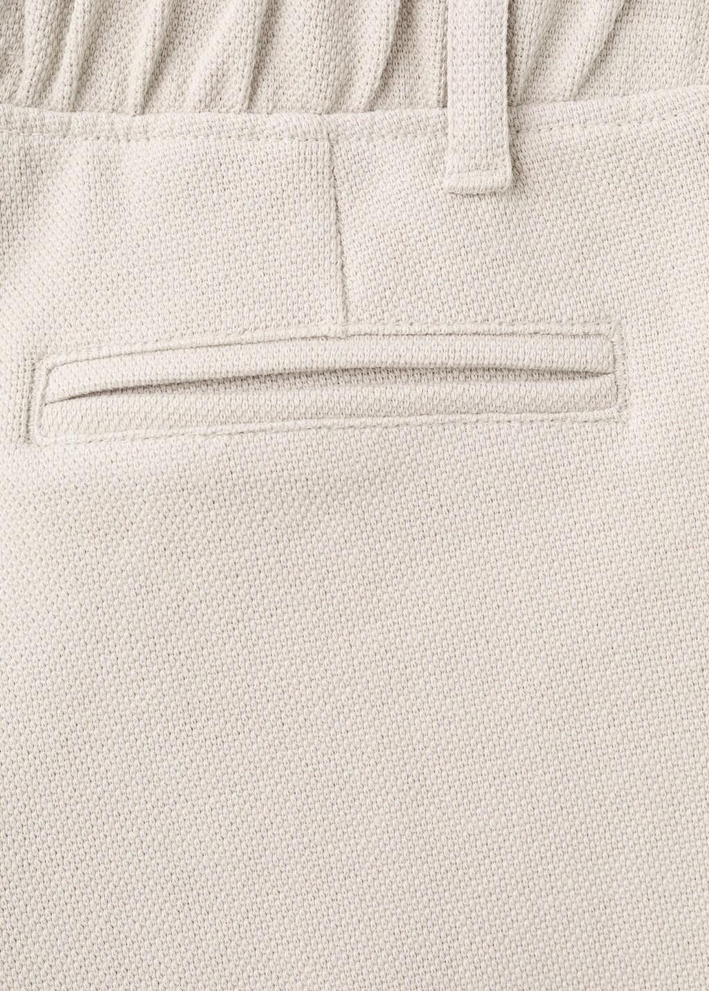Brown Cotton Bermuda Shorts, Baby Boy, Light Pastel Brown, large image number 3