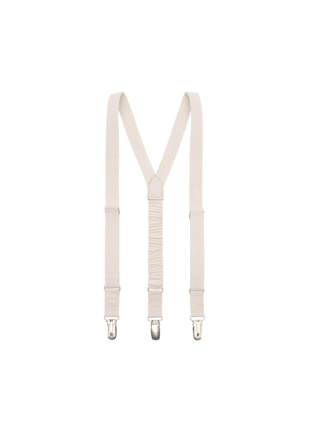 Brown Adjustable Elastic Braces, Baby Boys, Light Pastel Brown, large image number 2