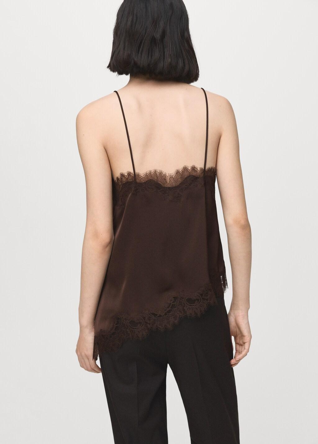 Brown Lace Top, 0201_30, medium