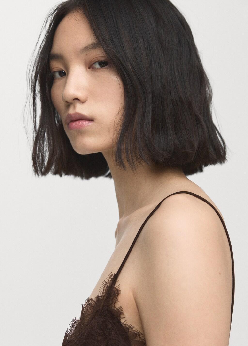 Brown Lace Top, 0201_30, large image number 4