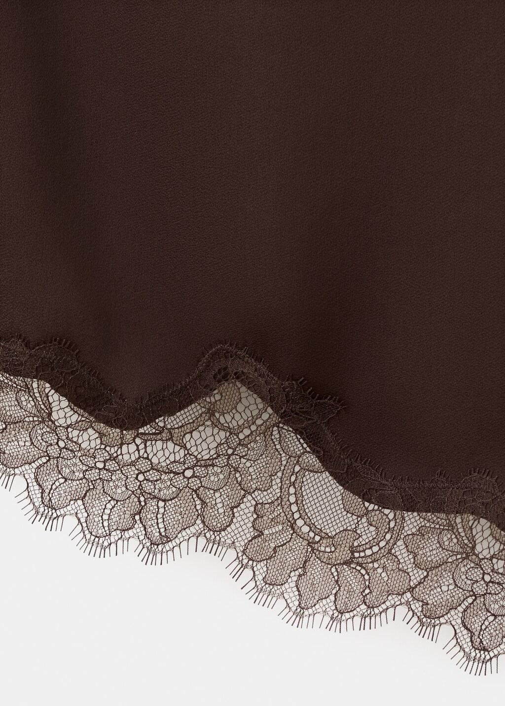 Brown Lace Top, 0201_30, large image number 5