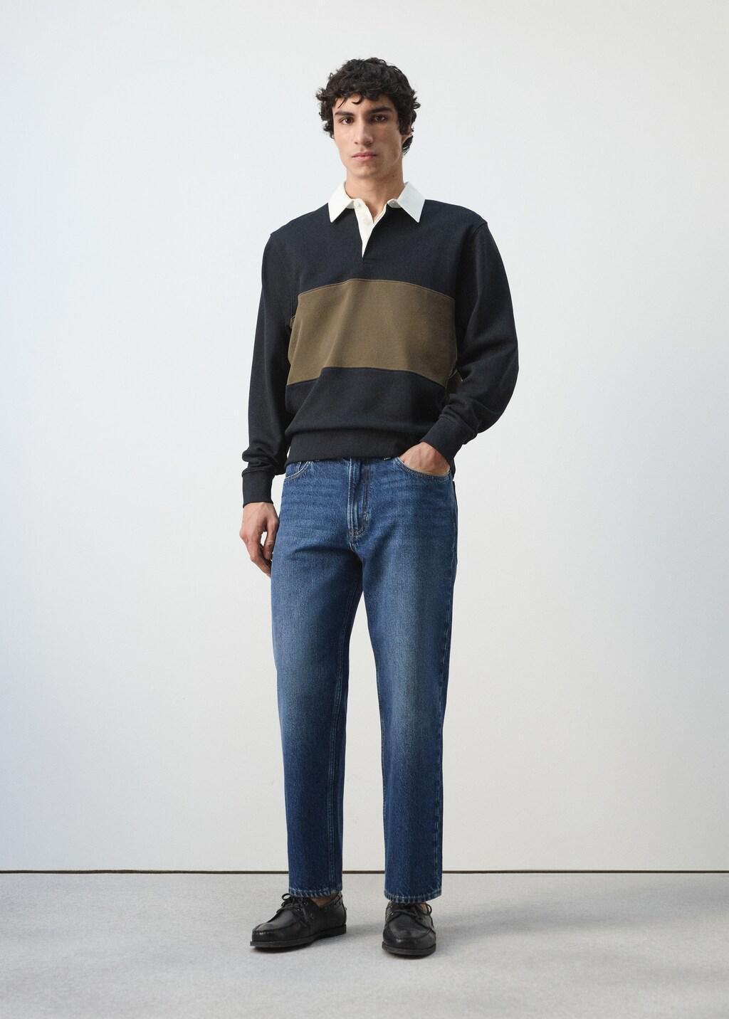 Blue Sammy Cropped Carrot-Fit Jeans, Open Blue, medium