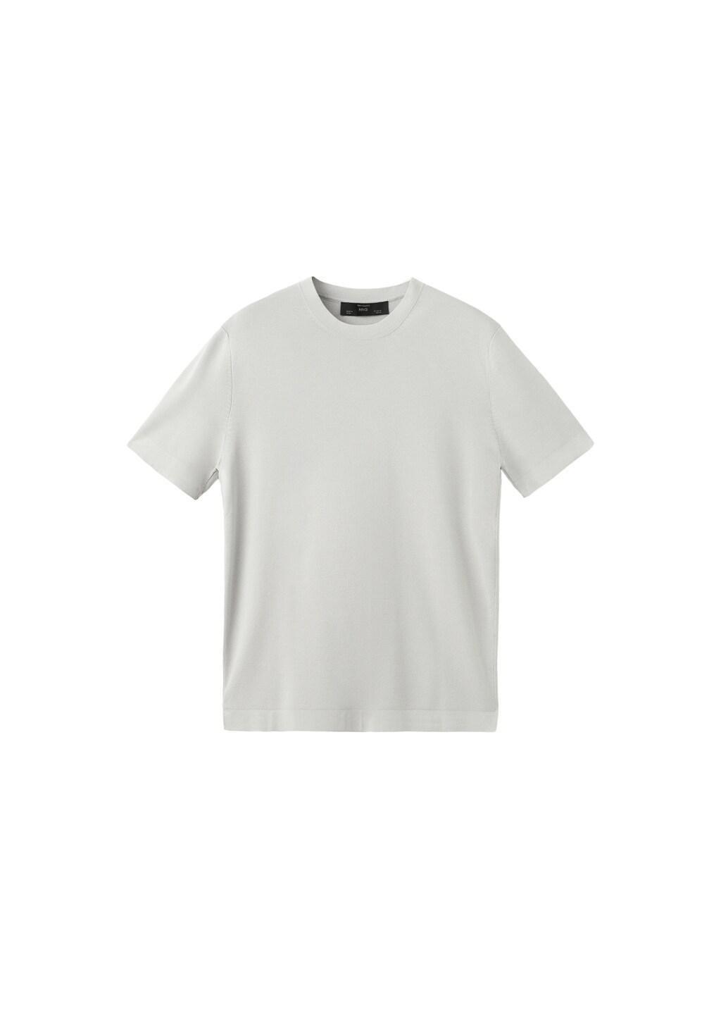 White Comfort Stretch Jersey T-Shirt, Natural White, large image number 6