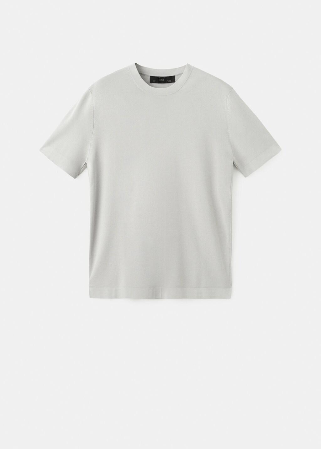 White Comfort Stretch Jersey T-Shirt, Natural White, large image number 7