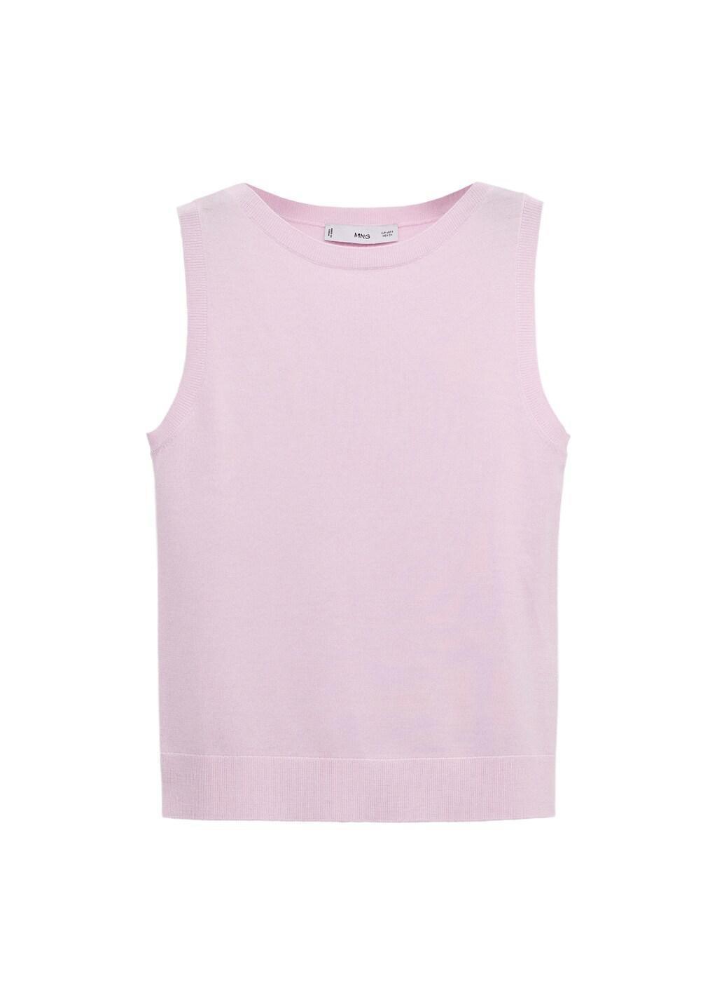 Pink Fitted Wool Top, 0201_85, large image number 7