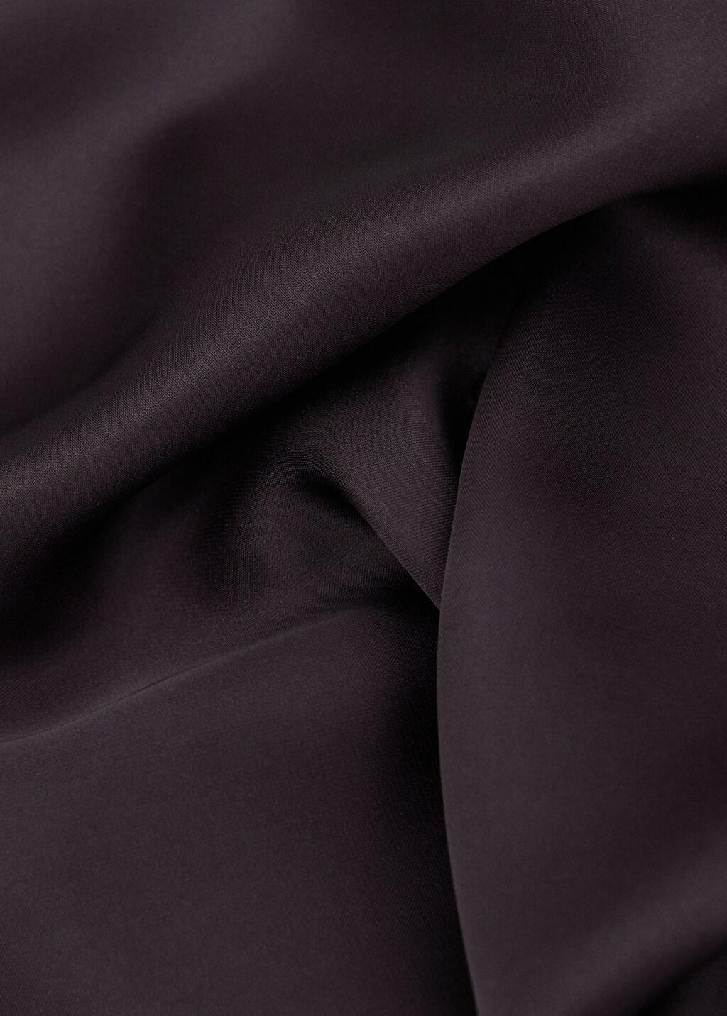 Purple Square Satin Handkerchief, 0201_64, large image number 2