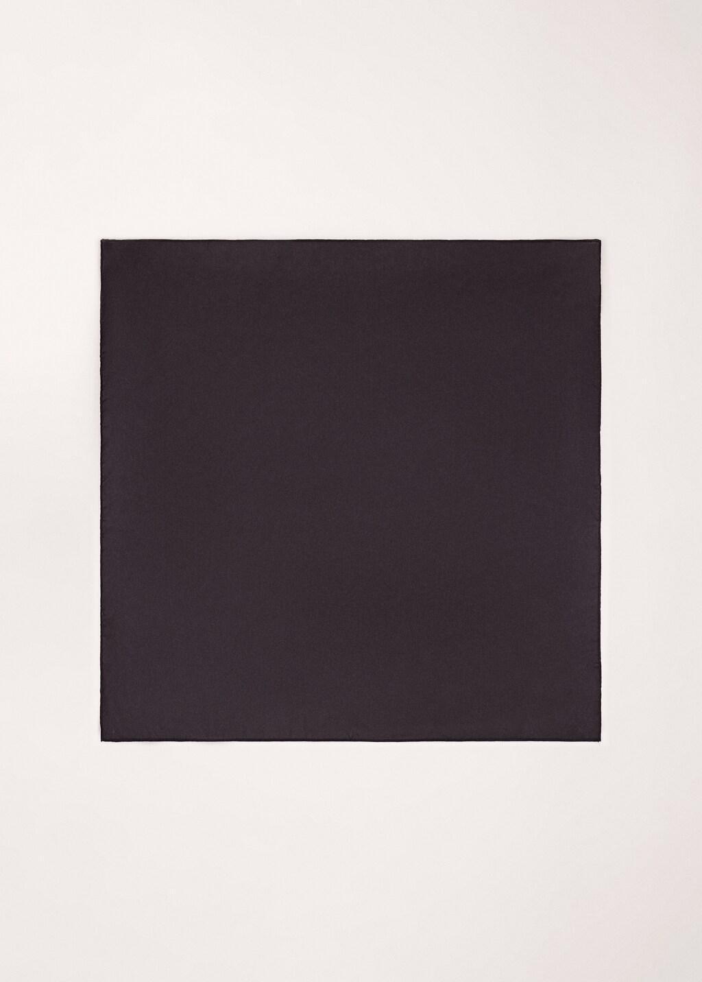 Purple Square Satin Handkerchief, 0201_64, large image number 5