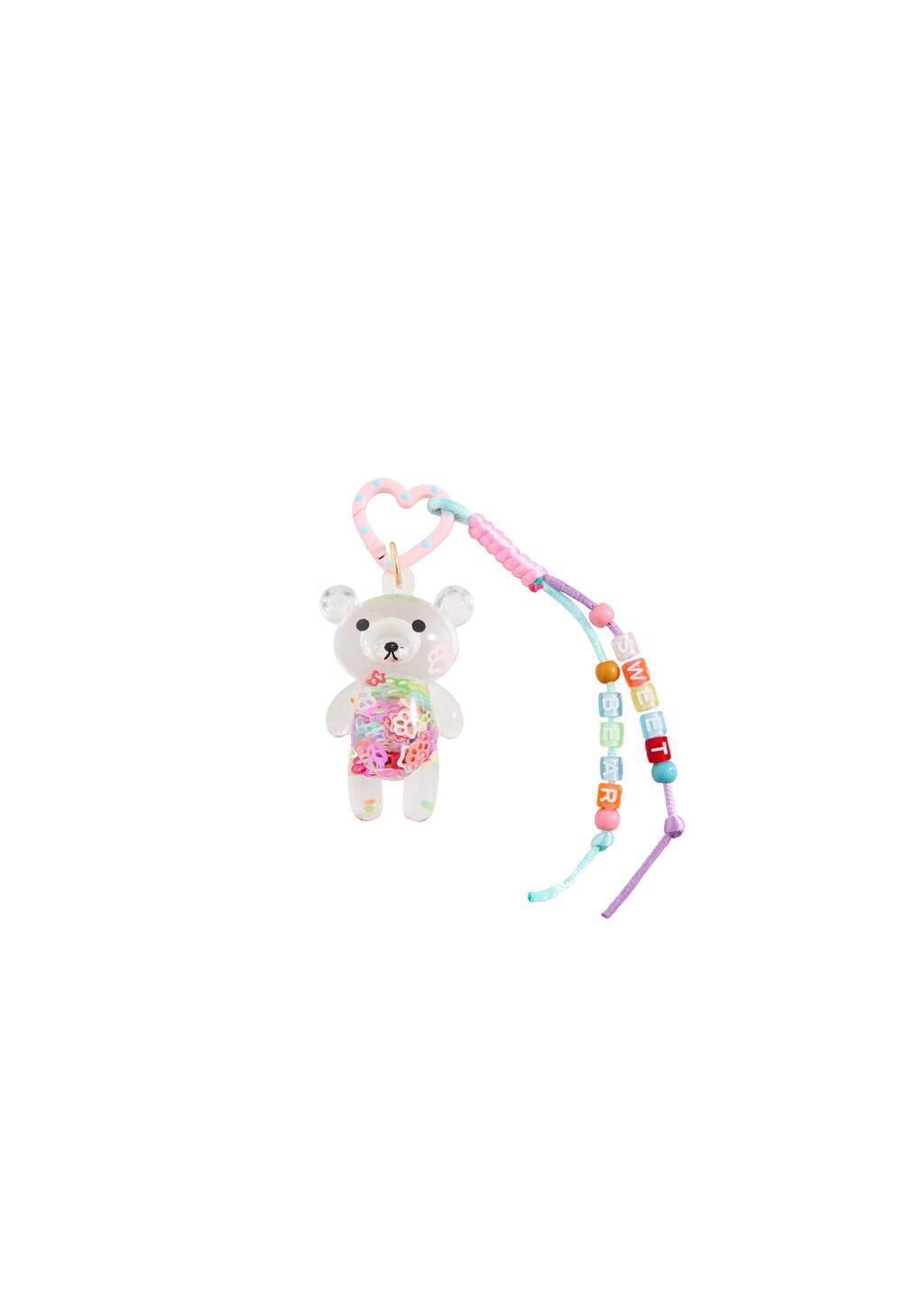 Pink Bear Keyring, Kids Girl, Pink, large image number 2