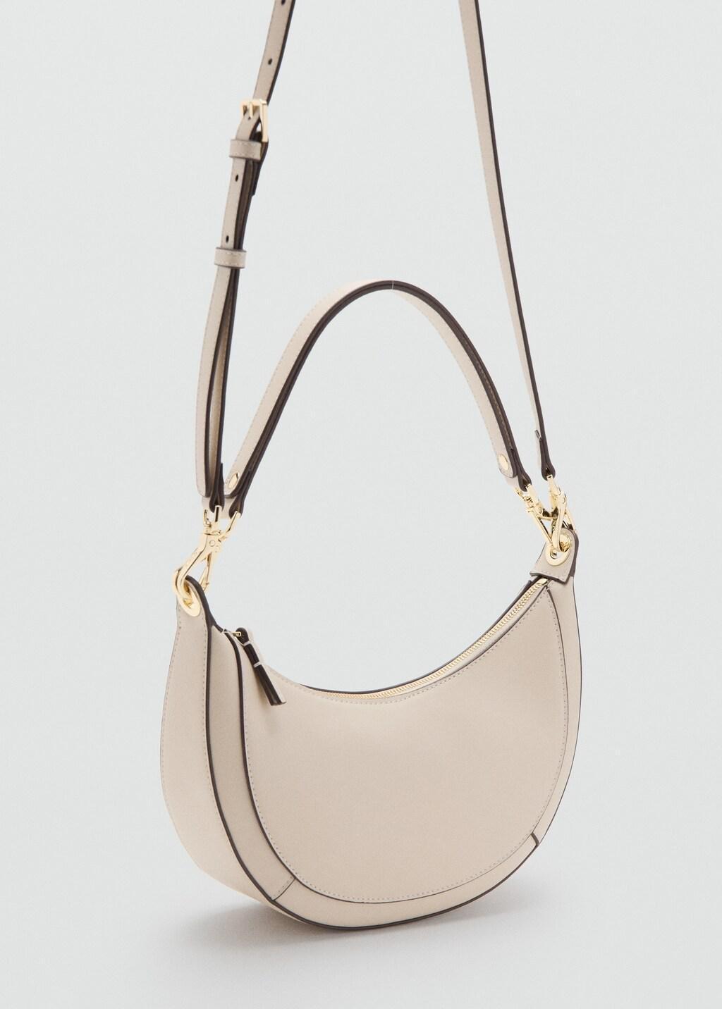 Ecru Oval Shoulder Bag, 0201_02, medium