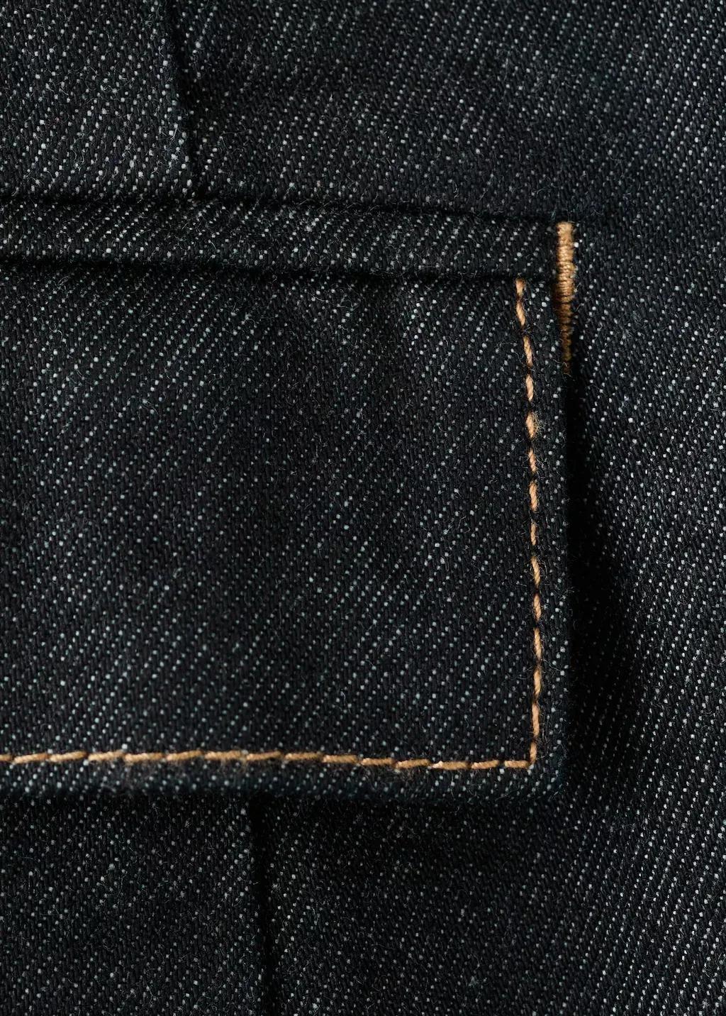 Blue Strapless Denim Top, Open Blue, large image number 5