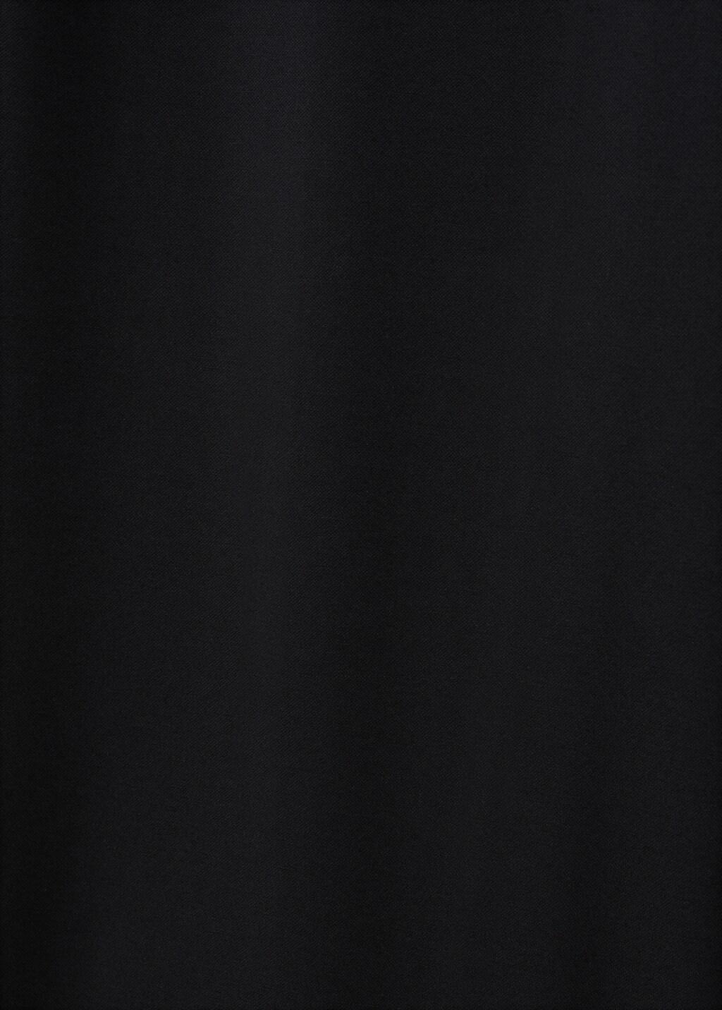 Black Straight-Fit Trousers With Elastic Waist, 0201_99, large image number 5