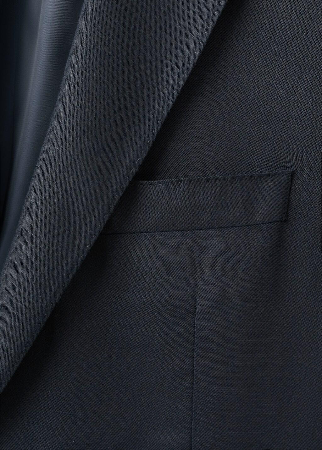 Navy Amalfi Slim Fit Suit Jacket, Navy, large image number 1