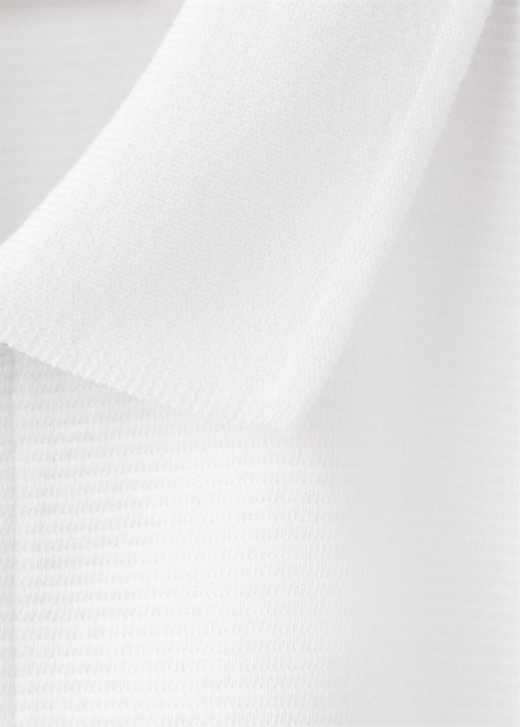 White Ribbed Cotton Polo Shirt, Kids Boy, 0201_01, medium