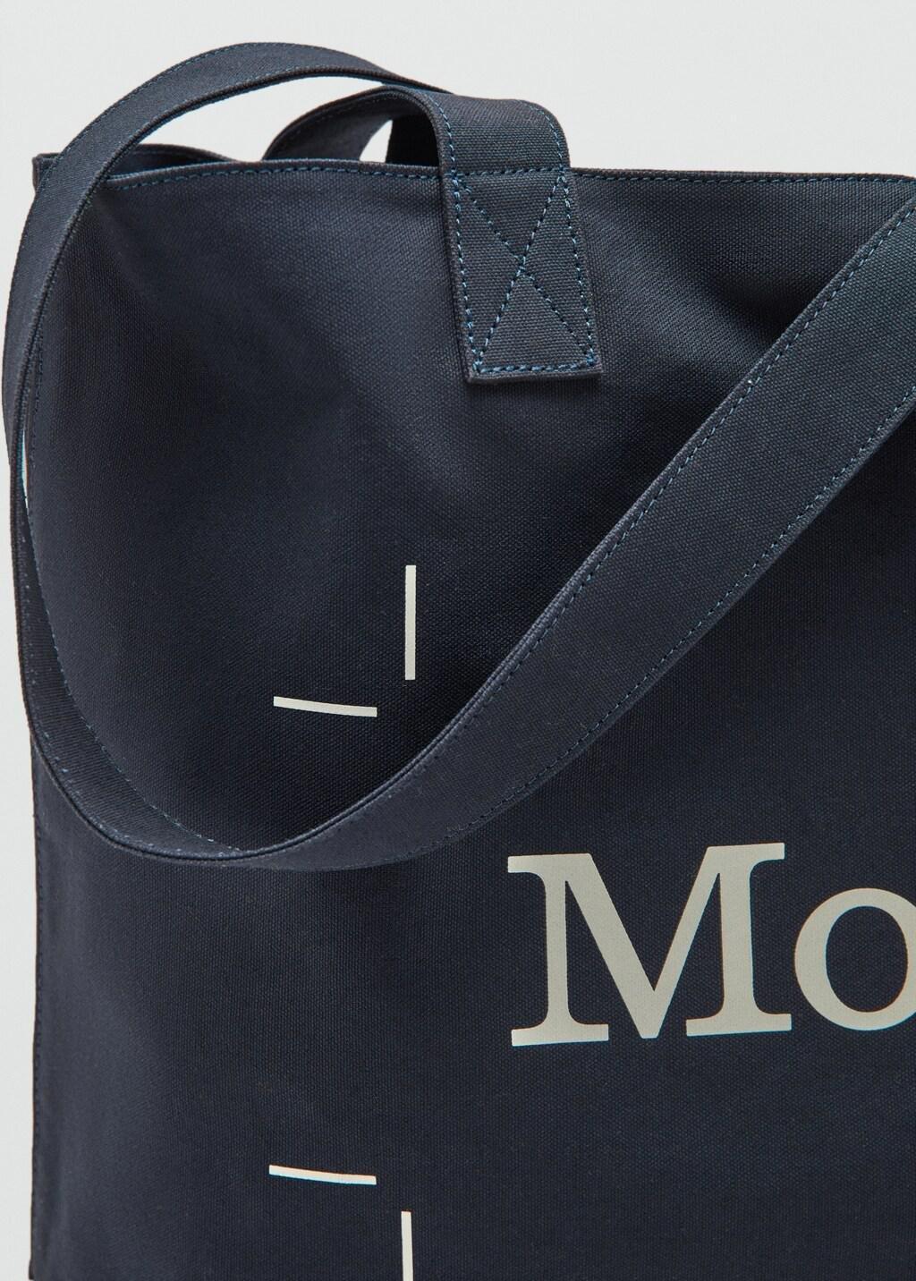 NAVY 100% cotton canvas tote bag, 0201_56, large image number 2