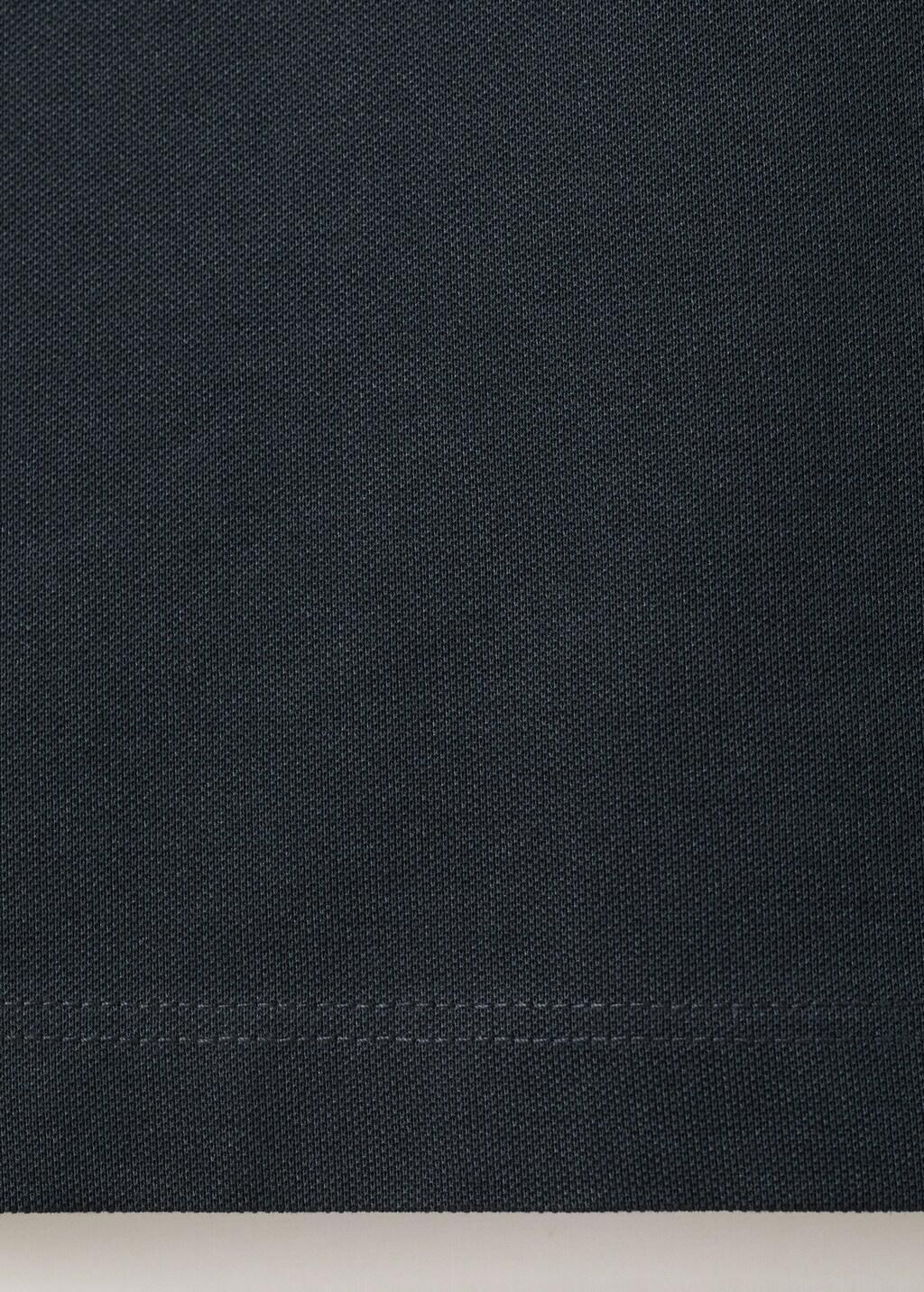 Navy Slim Fit Pique Polo, Navy, large image number 5