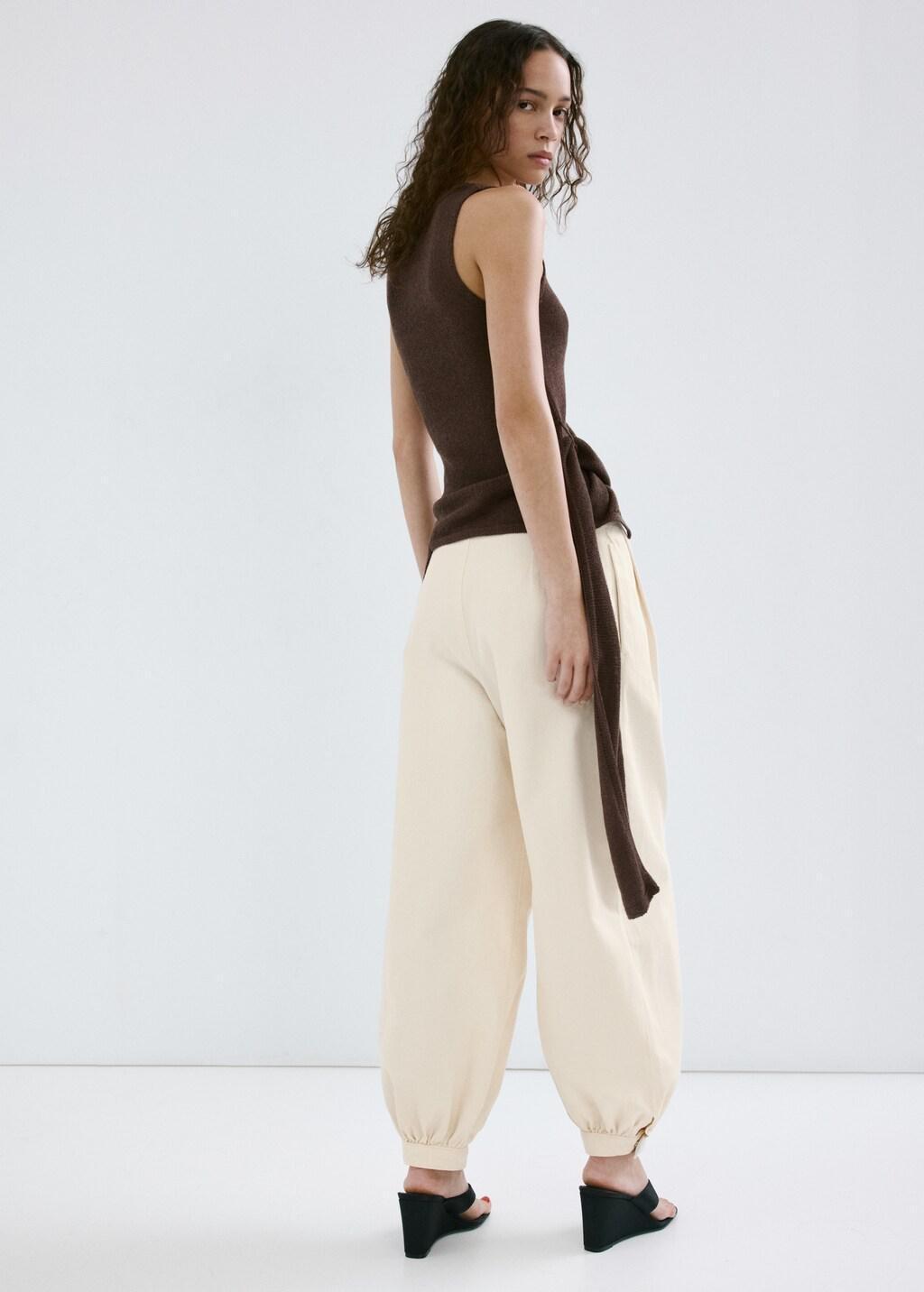 Beige Baggy Mid-Rise Jeans, 0201_05, large image number 2