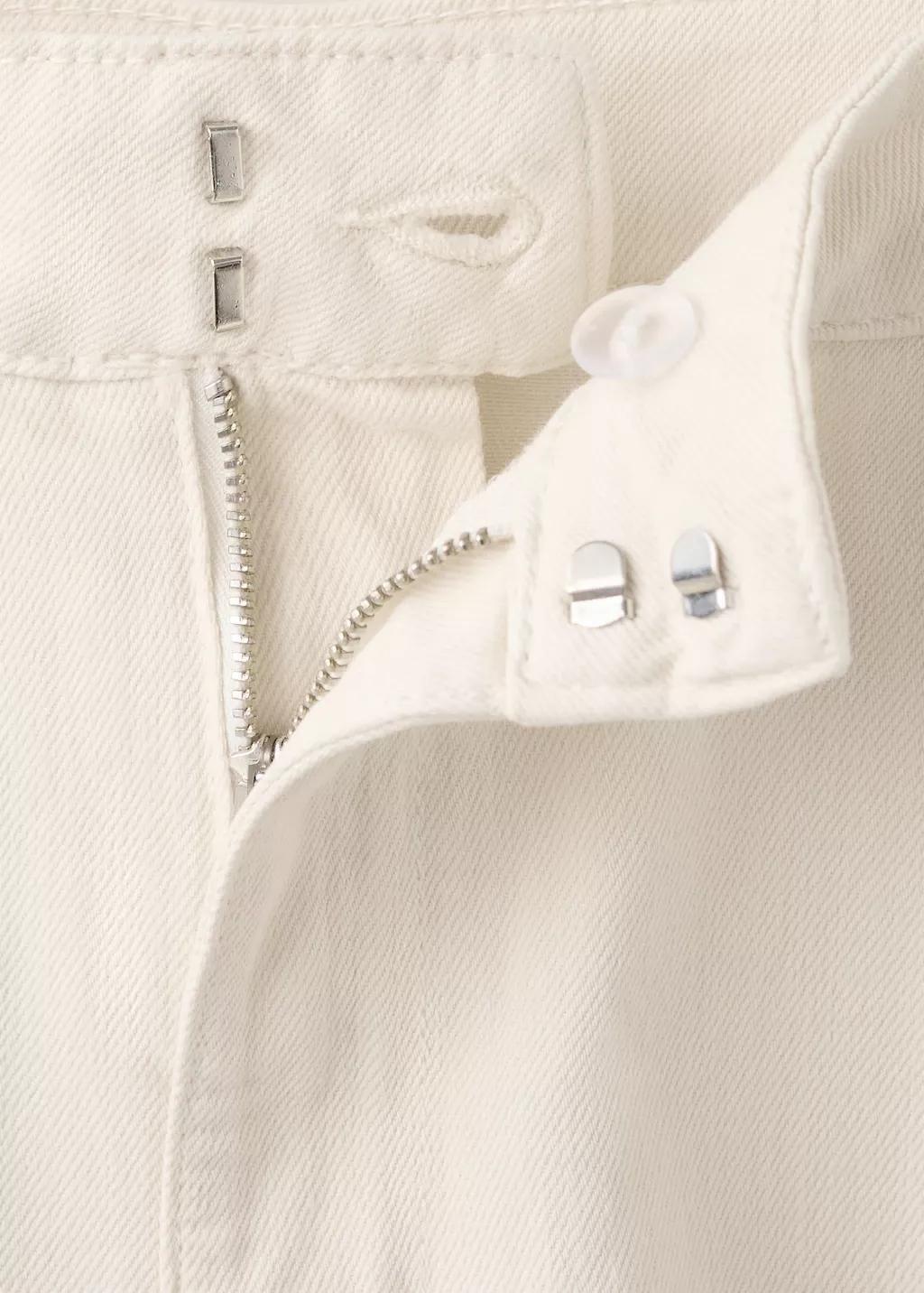 Beige Baggy Mid-Rise Jeans, 0201_05, large image number 5