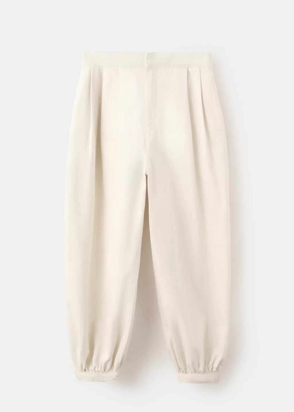 Beige Baggy Mid-Rise Jeans, 0201_05, large image number 7